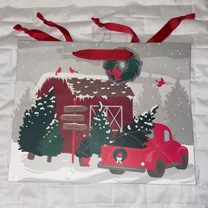 ♥️{3 for $30} 🛍️ Paper Craft Design: Holidays Farmhouse Truck Gift Bag
